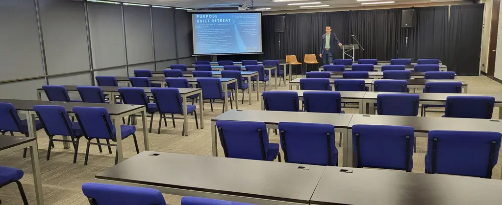 Elephant Room event space with theater seating in San Antonio