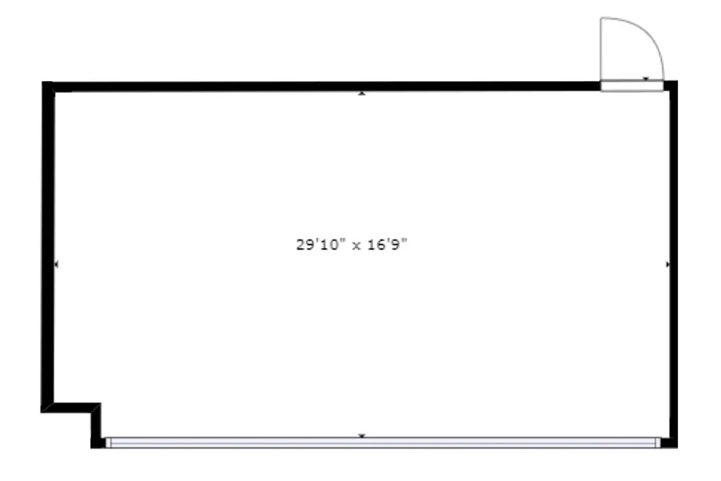 Floor plan of Private Office Room 217 at Kinected Coworking